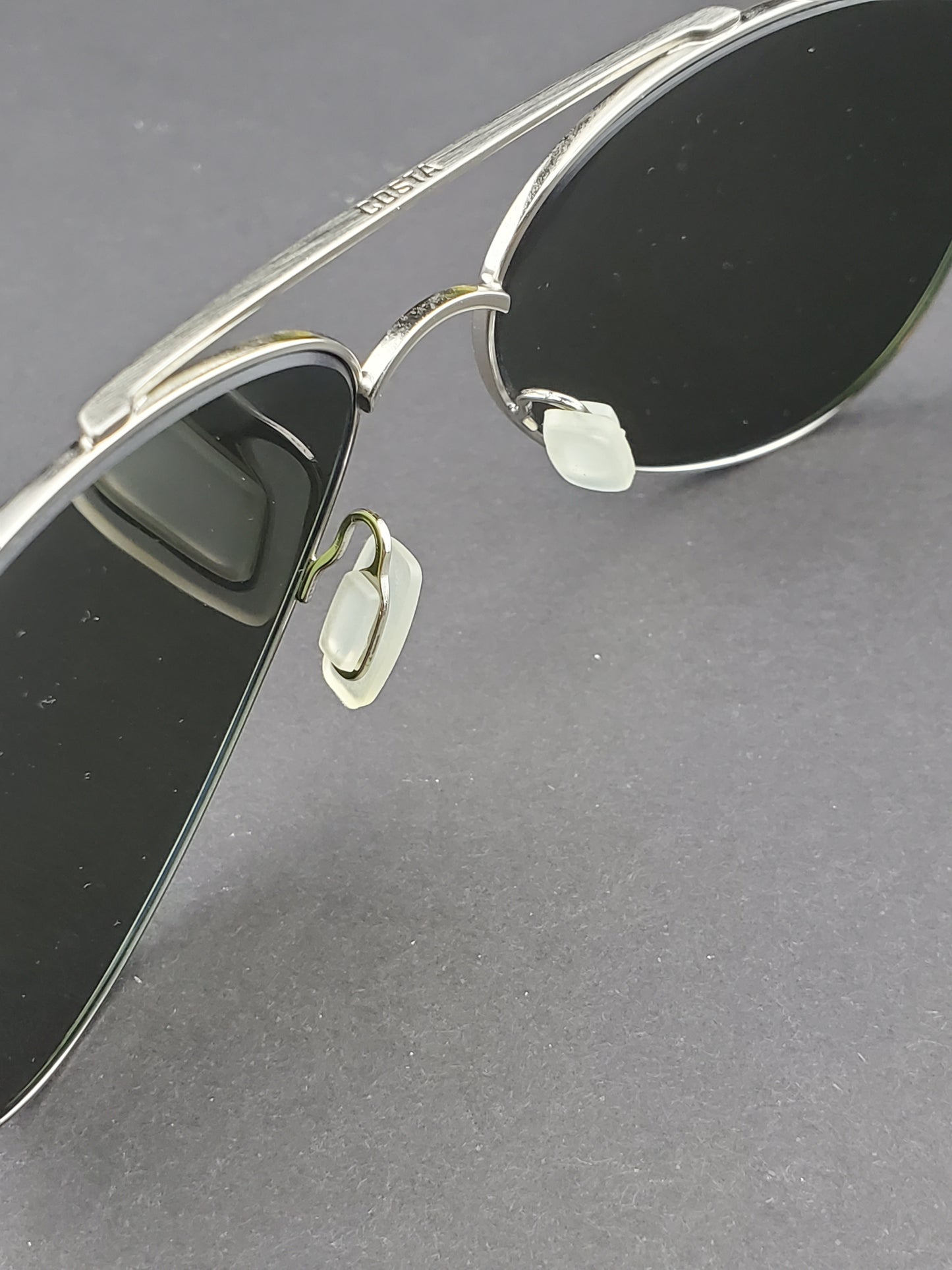 LMP Optical Supply Frosted 13mm Universal Rectangular Push-in Nose Pads Eyeglasses & Sunglasses