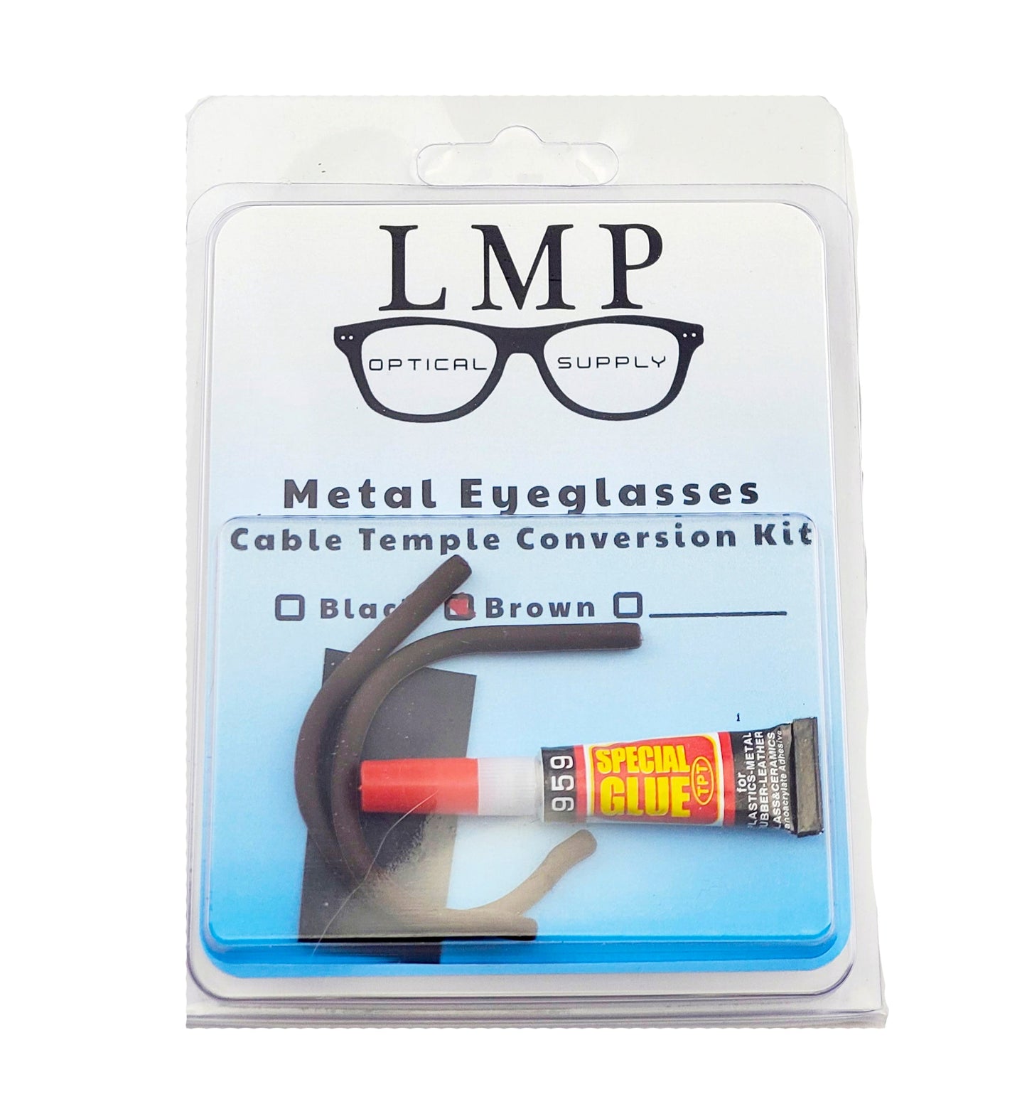 LMP Optical Supply Universal Cable Temple Kit Conversion Eyeglasses & Sunglasses