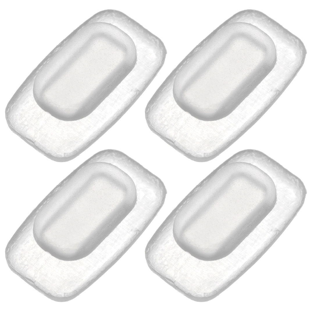 LMP Optical Supply Frosted 13mm Universal Rectangular Push-in Nose Pads Eyeglasses & Sunglasses